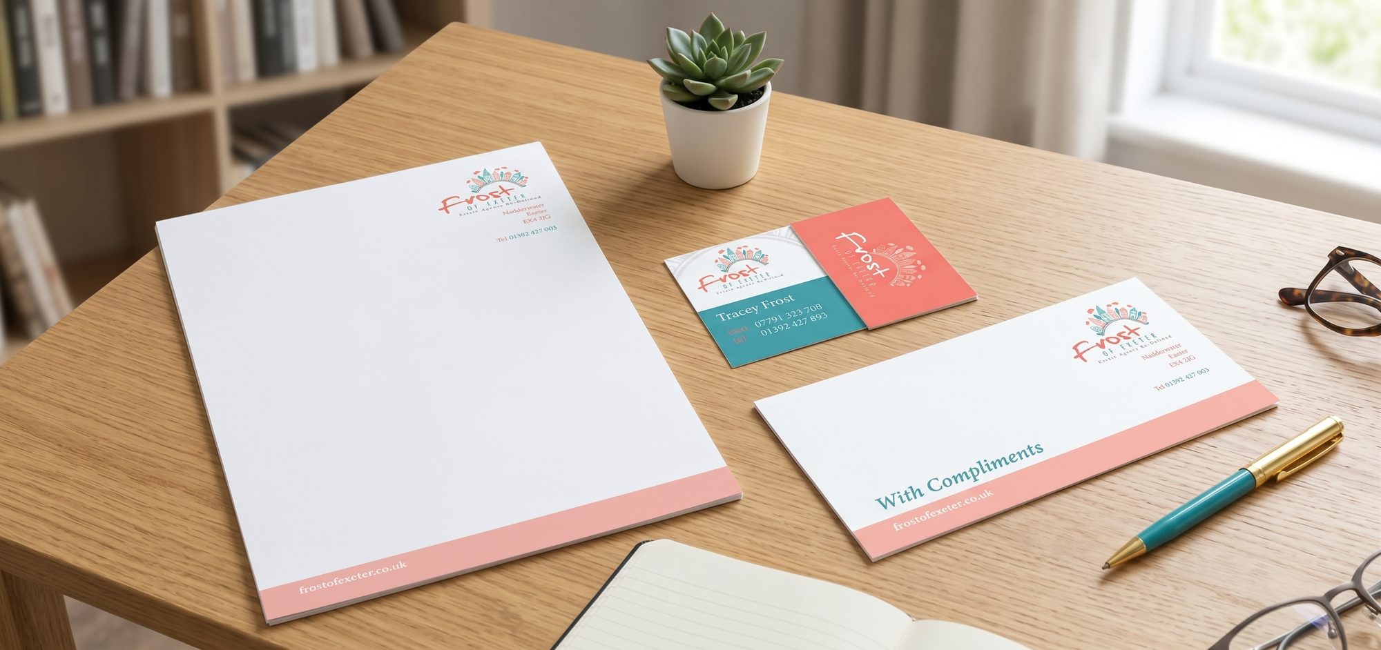 Branding design for Frost of Exeter