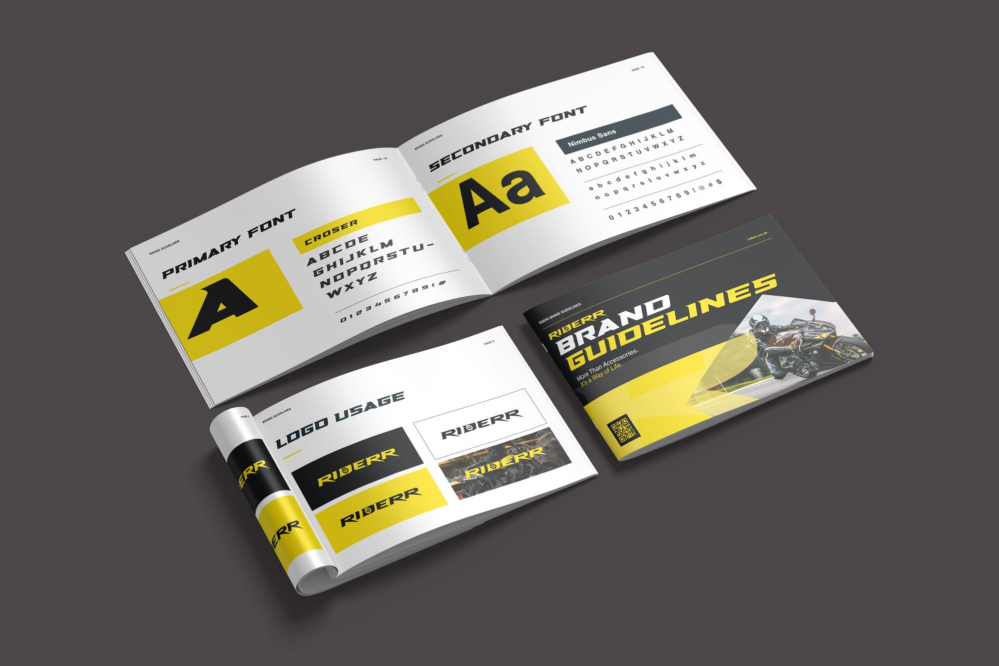 Branding design for Riderr