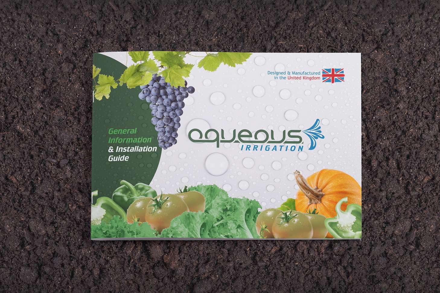 Brochure design for Aqueous Irrigation detail