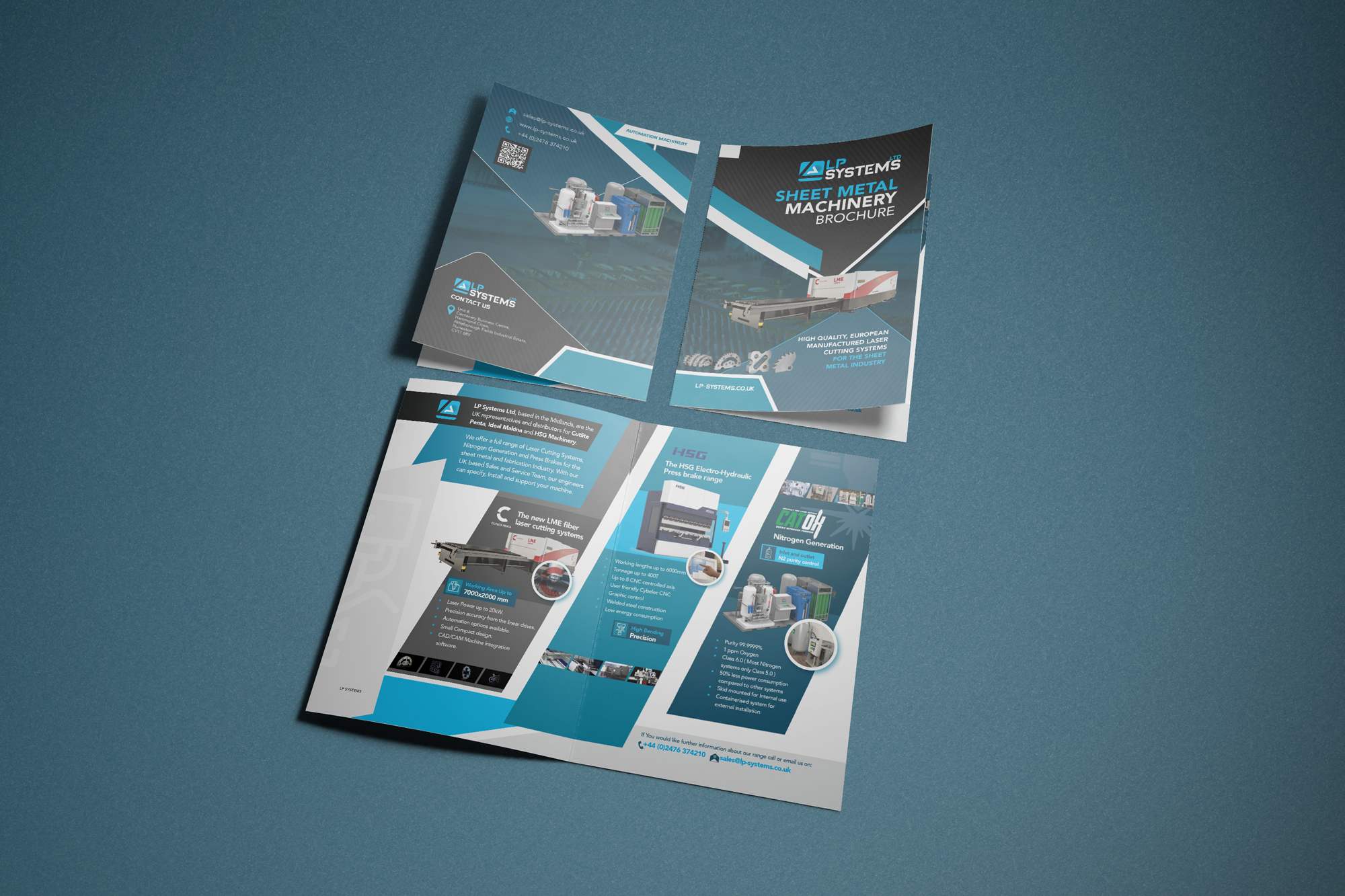 Brochure design for LP Systems detail