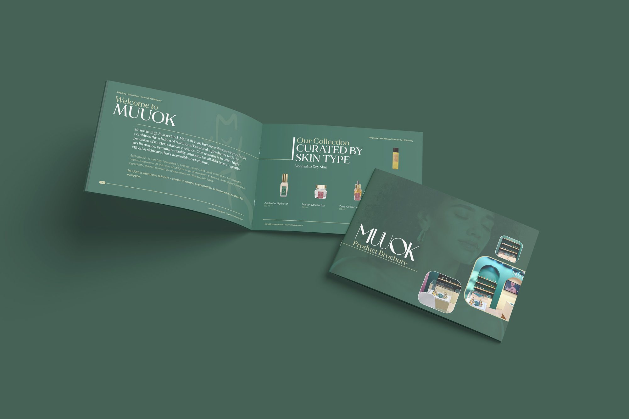 Brochure design for Muuok detail