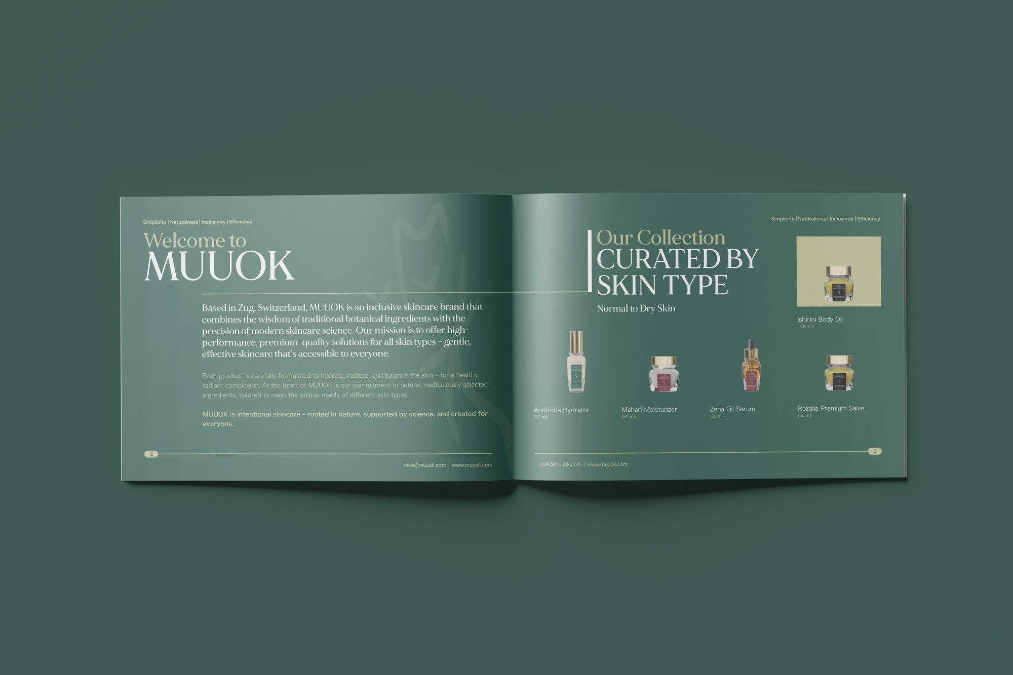 Brochure design for Muuok