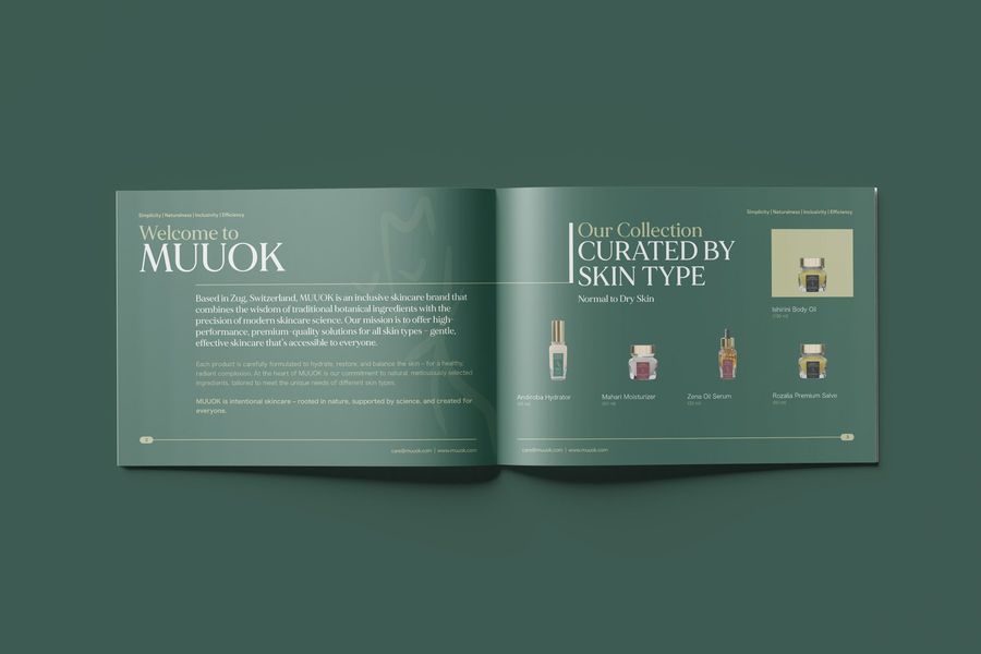 Brochure design for Muuok