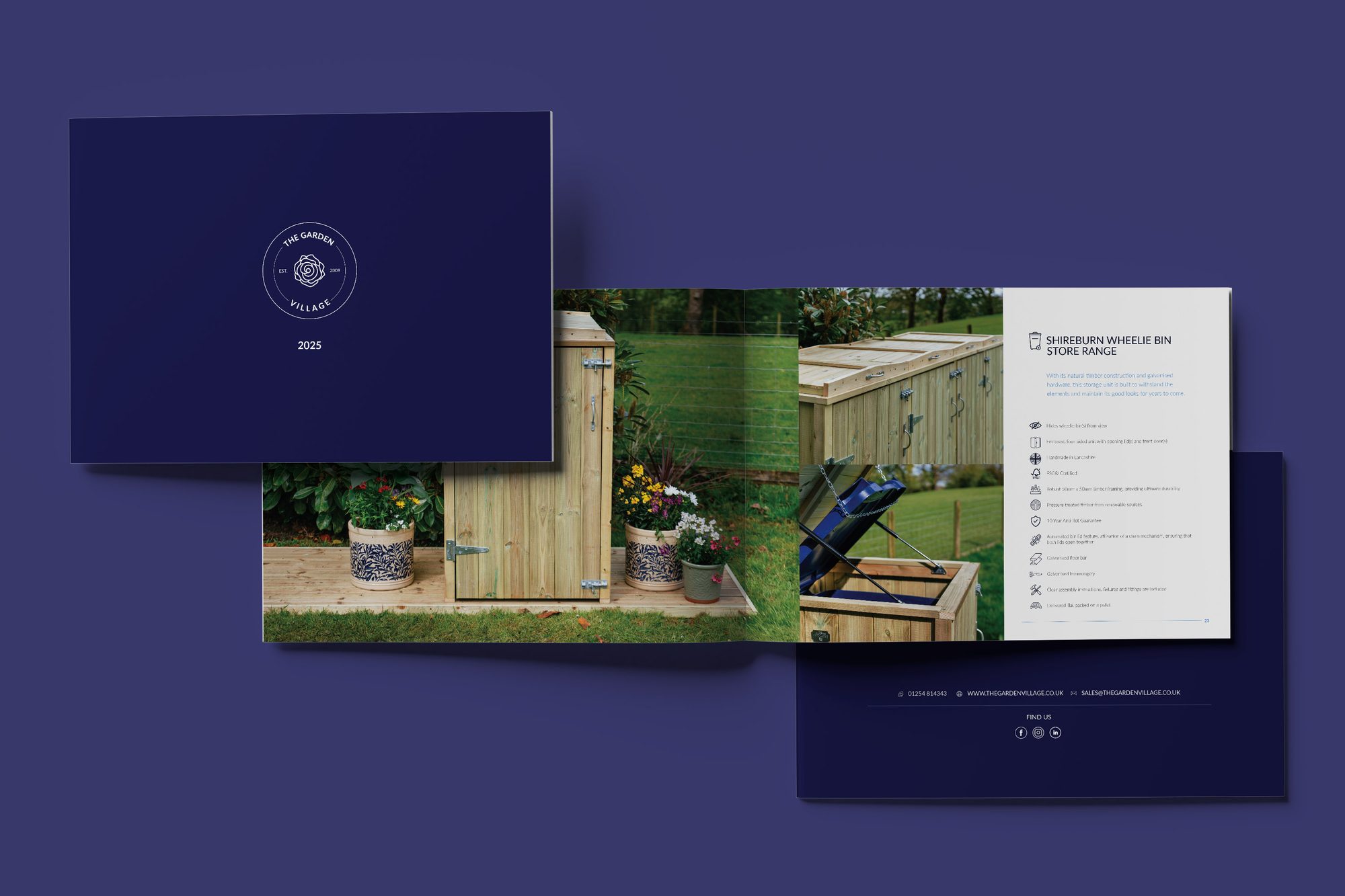 Brochure design for The Garden Village detail