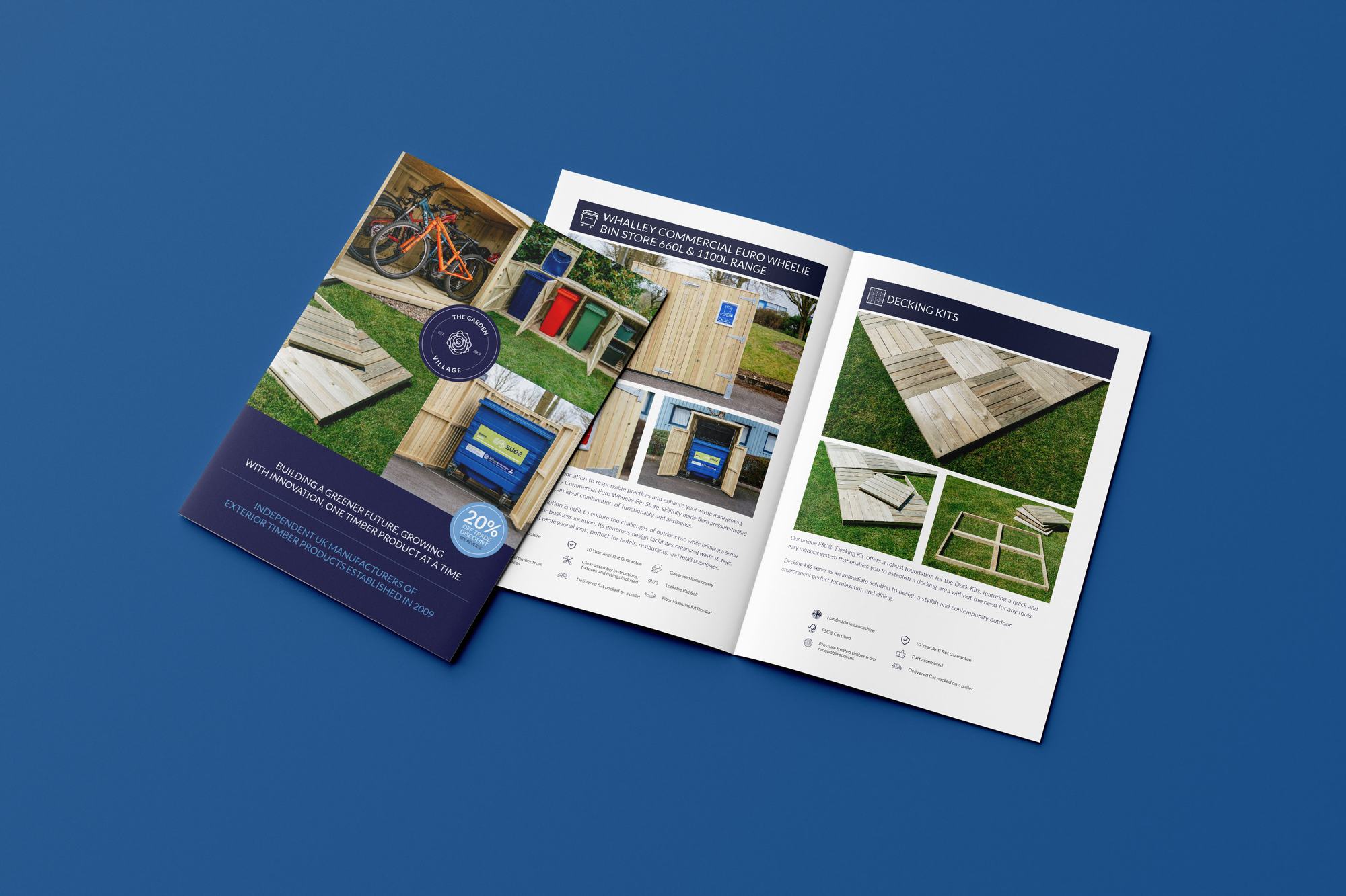Brochure design for The Garden Village detail