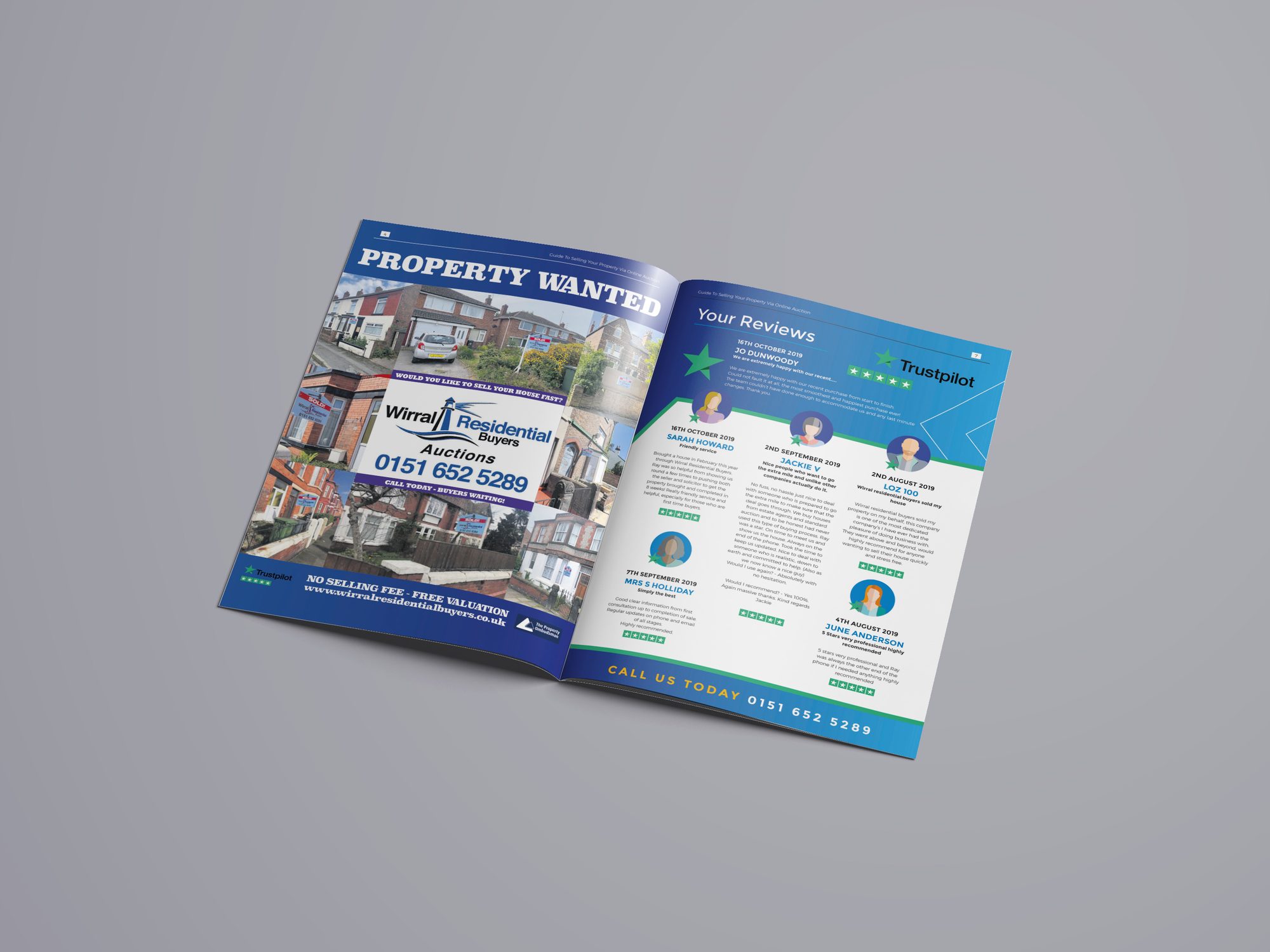 Brochure design for Wirral Residential Buyers detail