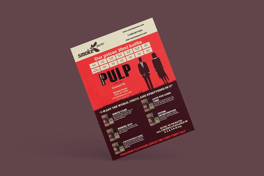 Flyer design for Cult Line