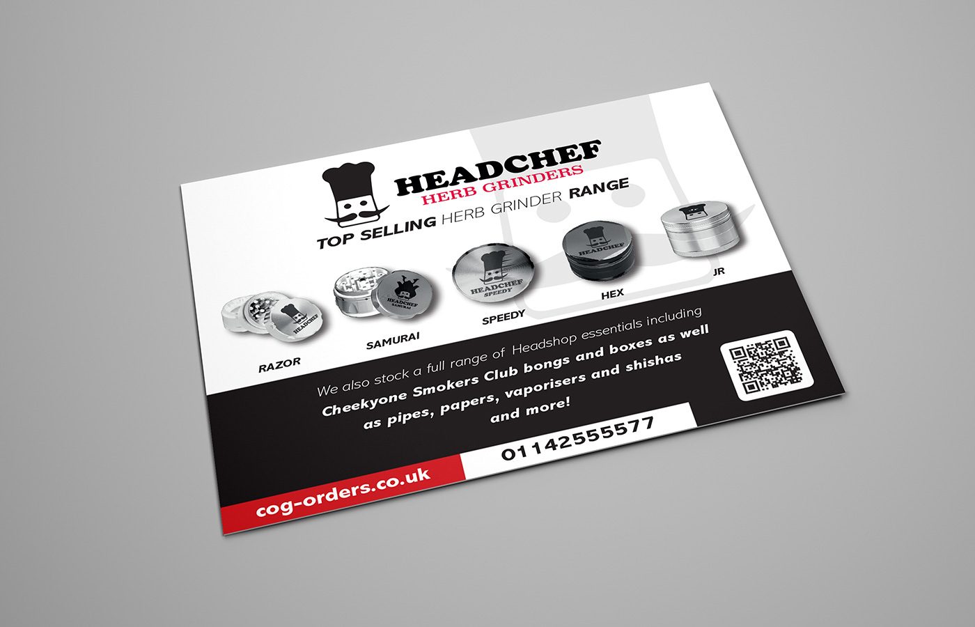 Flyer design for HeadChef