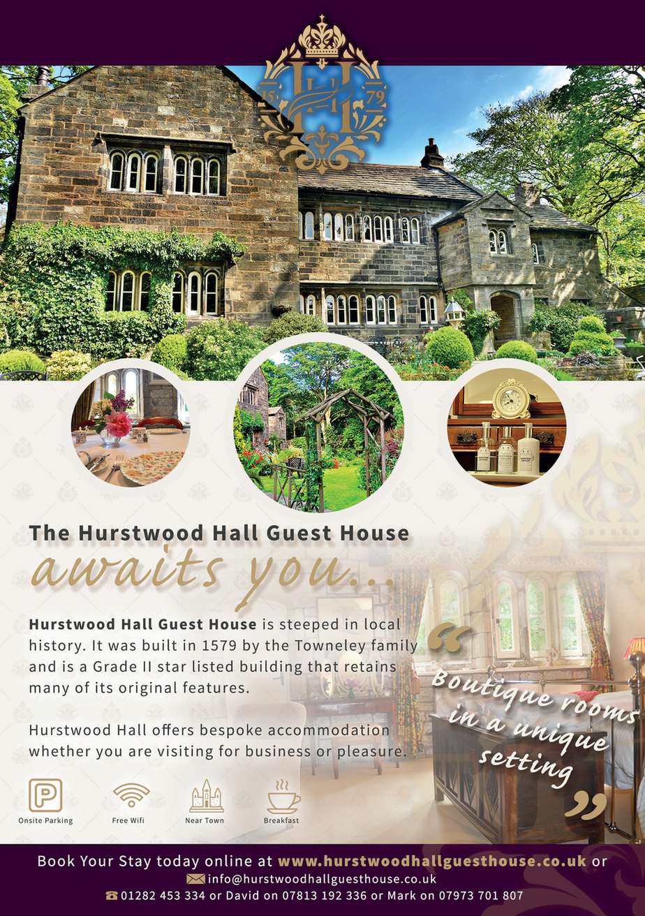 Flyer design for Hurstwood Hall detail