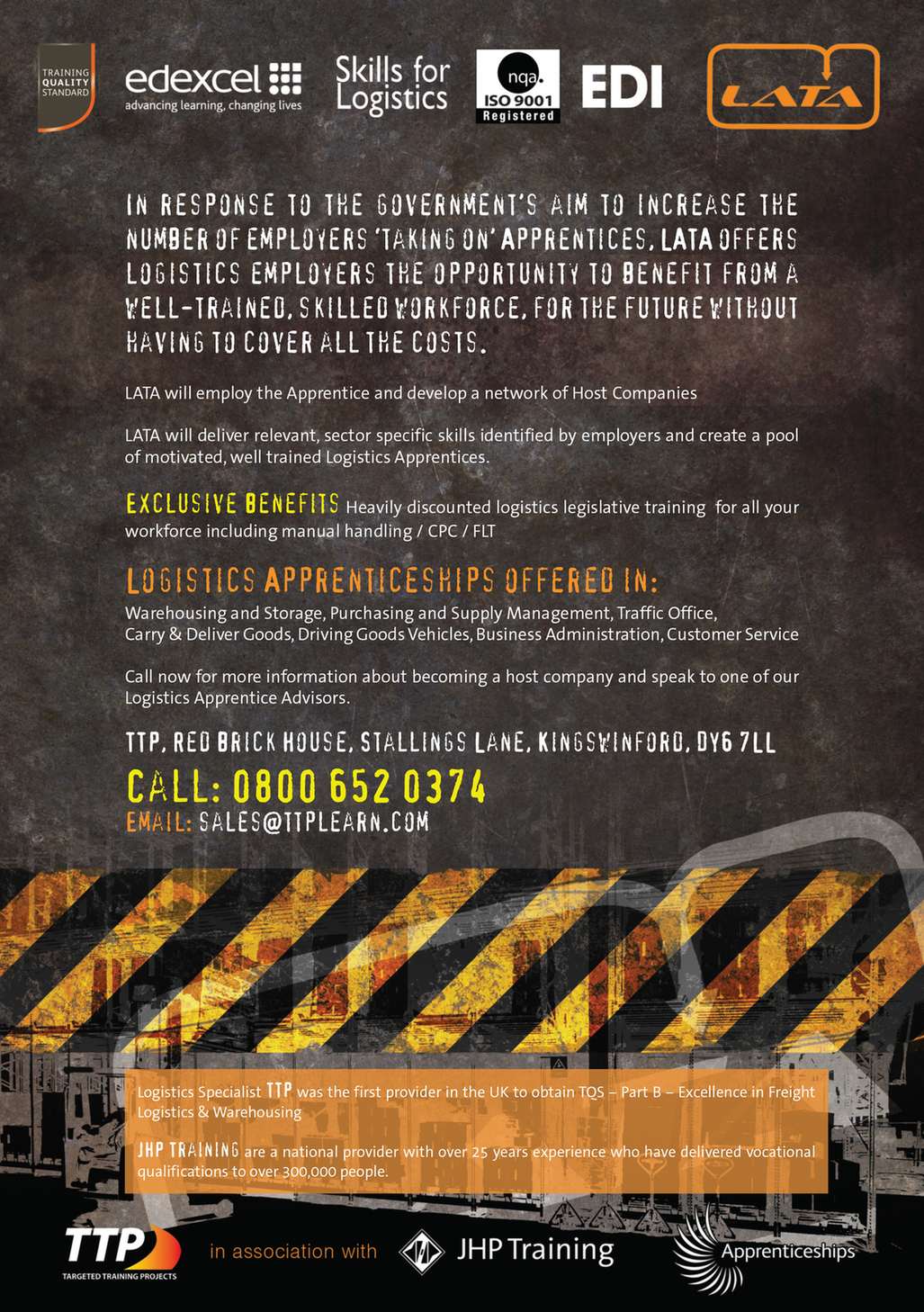 Flyer design for LATA detail