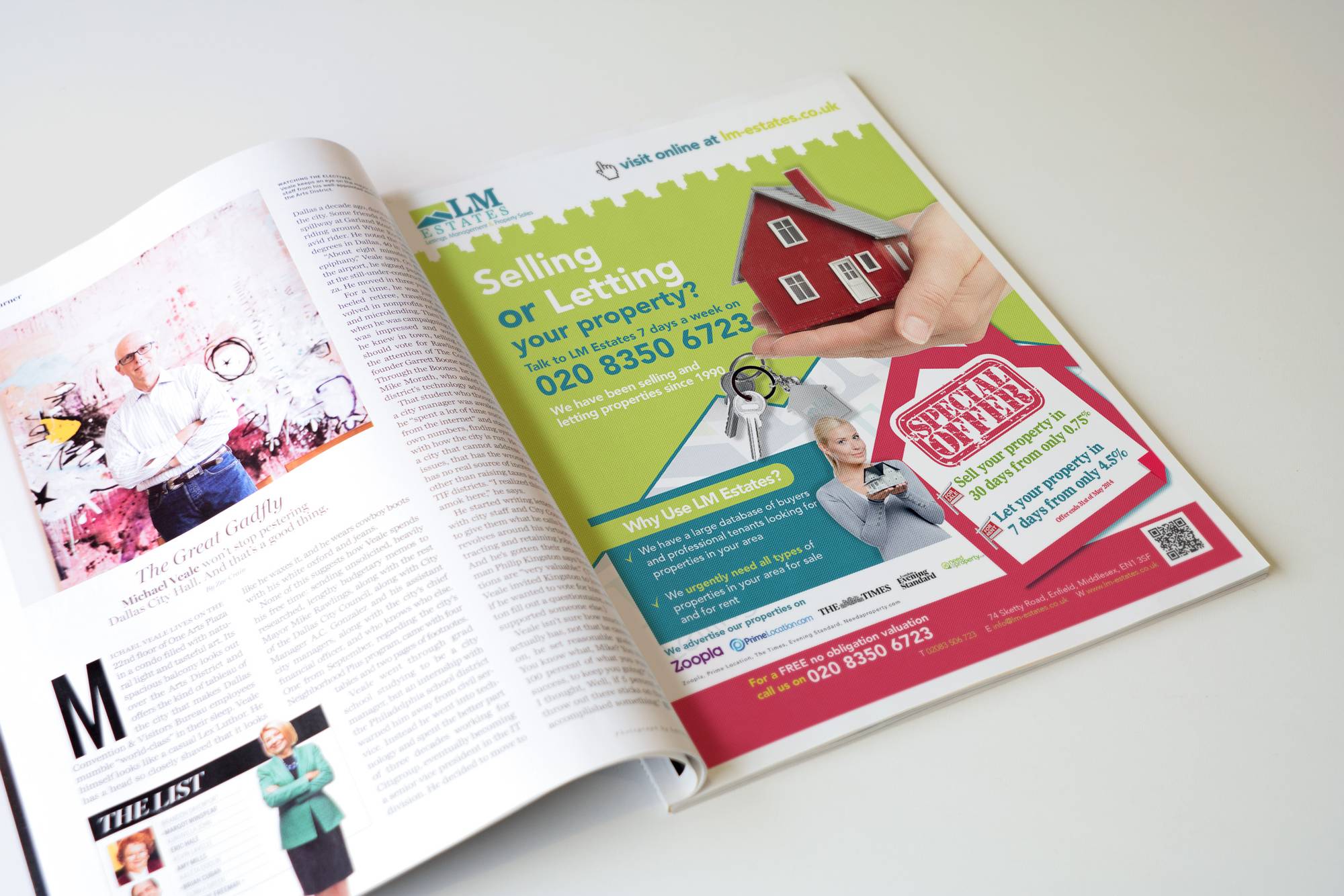 Flyer design for LM Estates