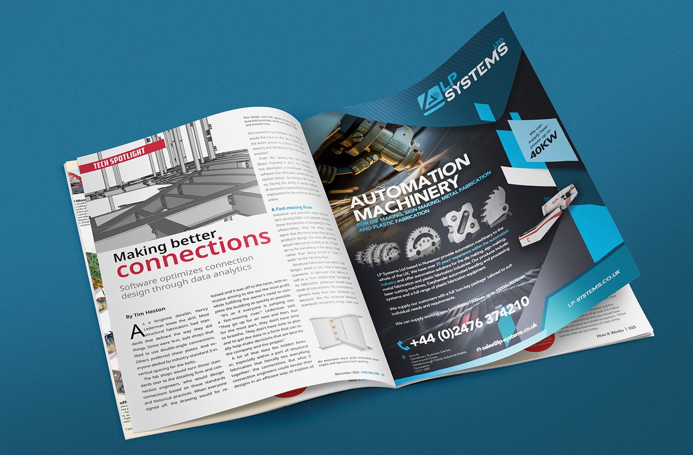 Flyer design for LP Systems detail