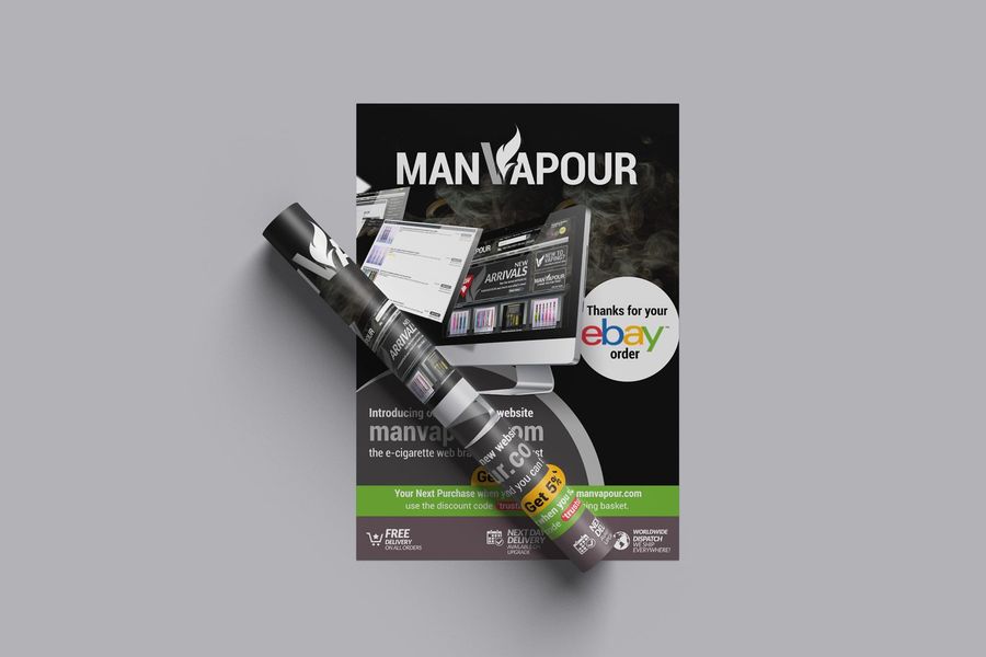 Flyer design for Manvapour