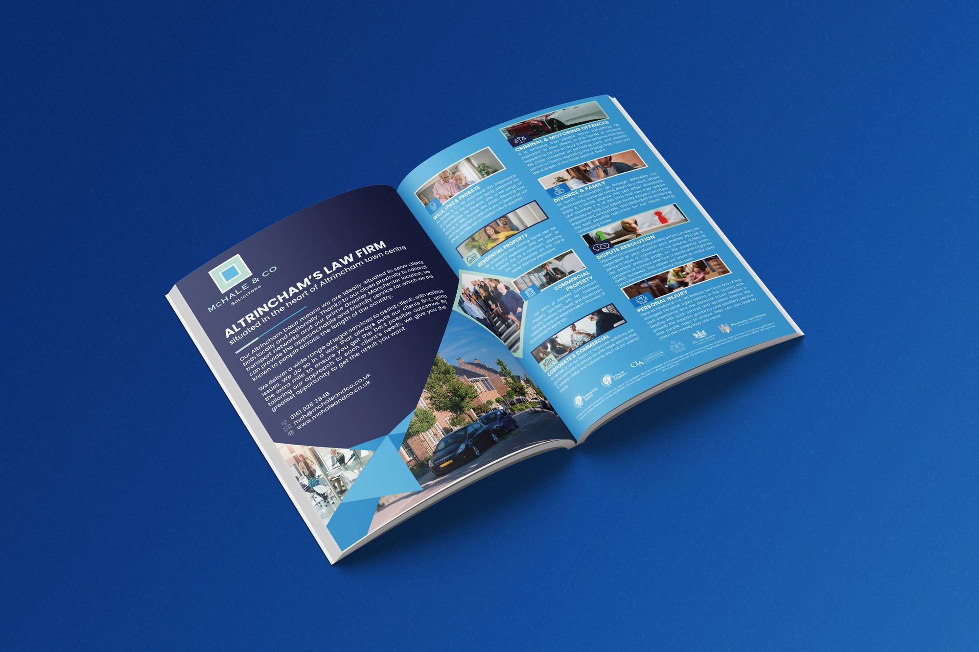 Flyer design for McHale & Co