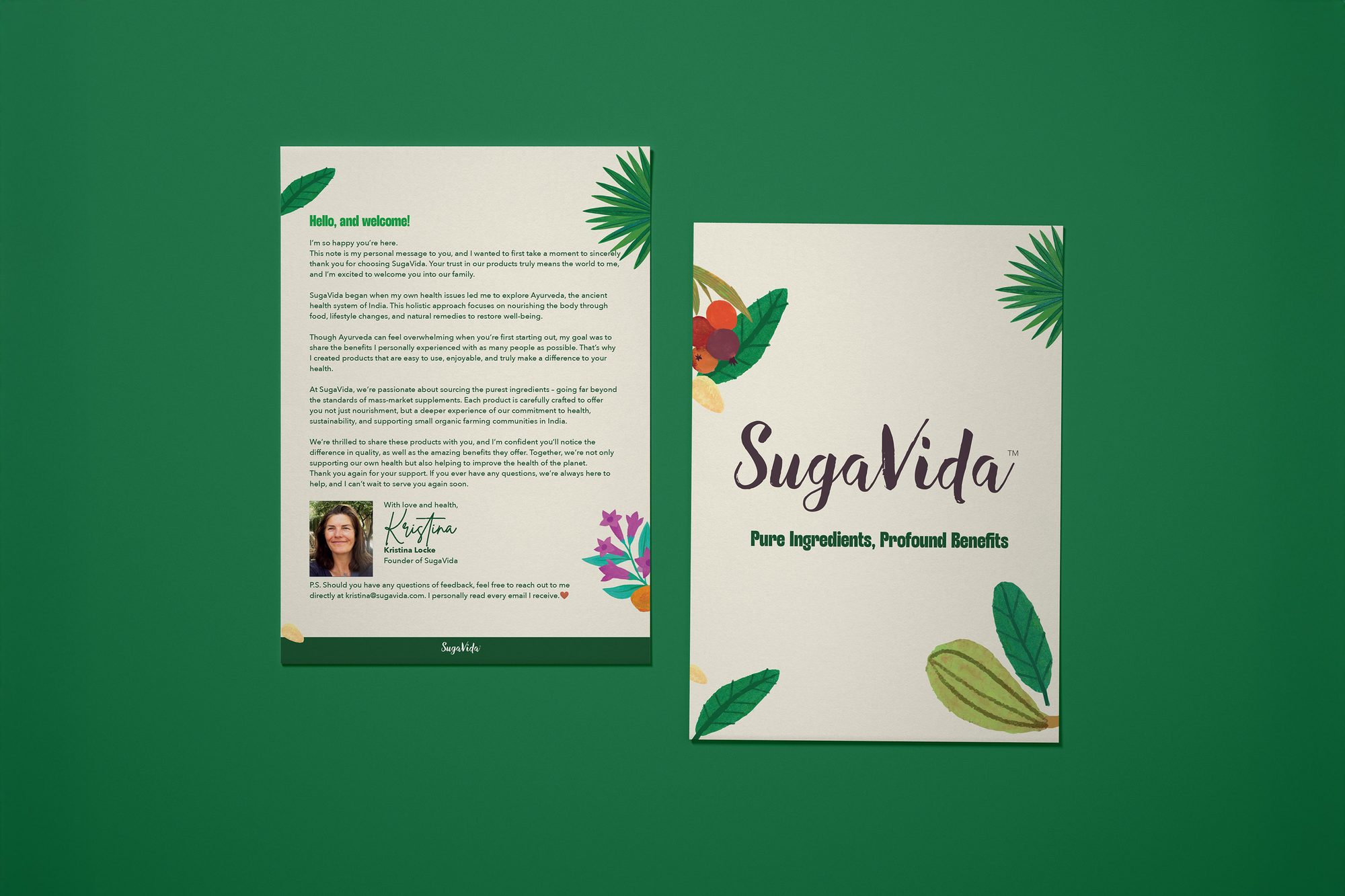 Flyer design for SugaVida detail