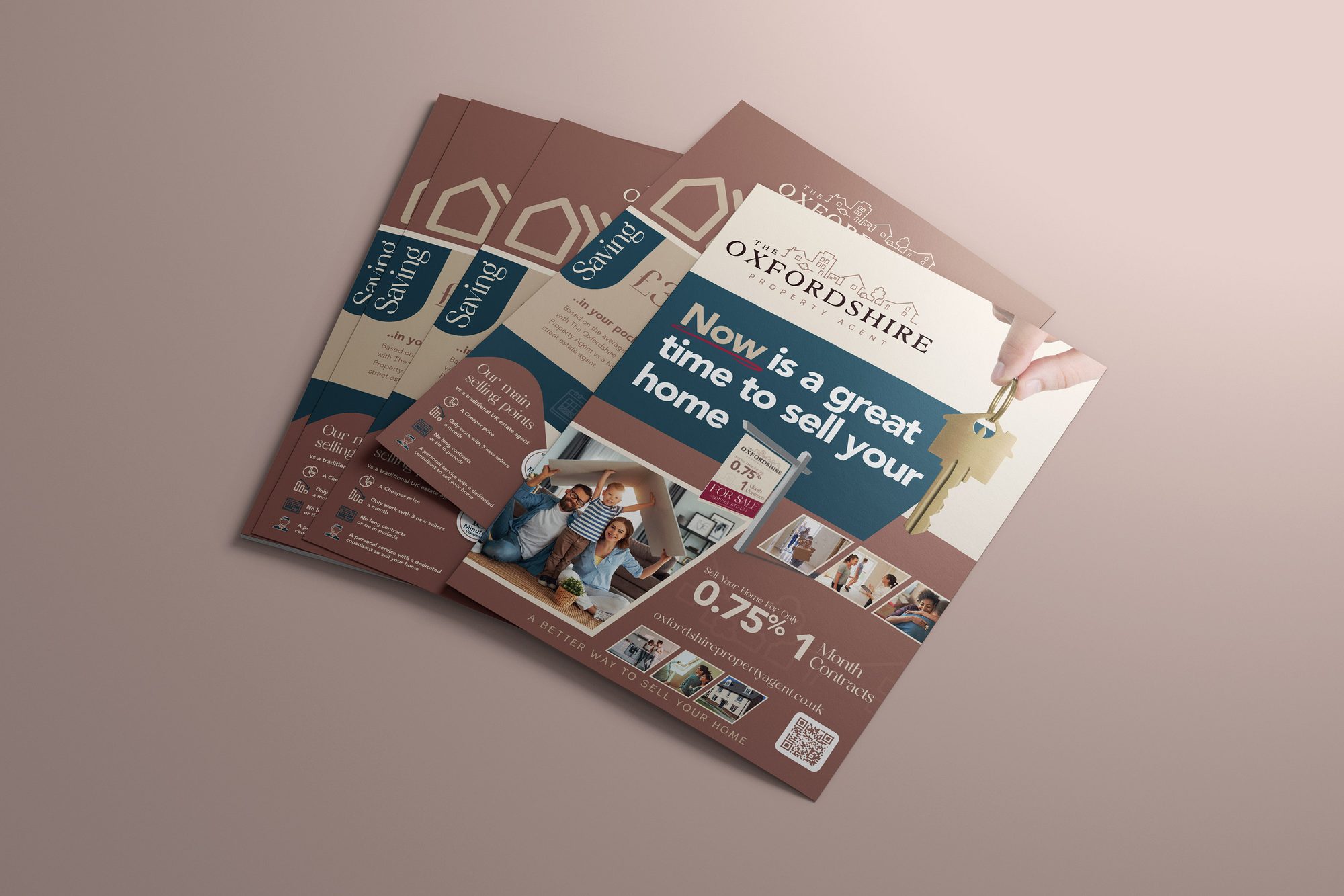 Flyer design for The Oxfordshire Property Agent detail
