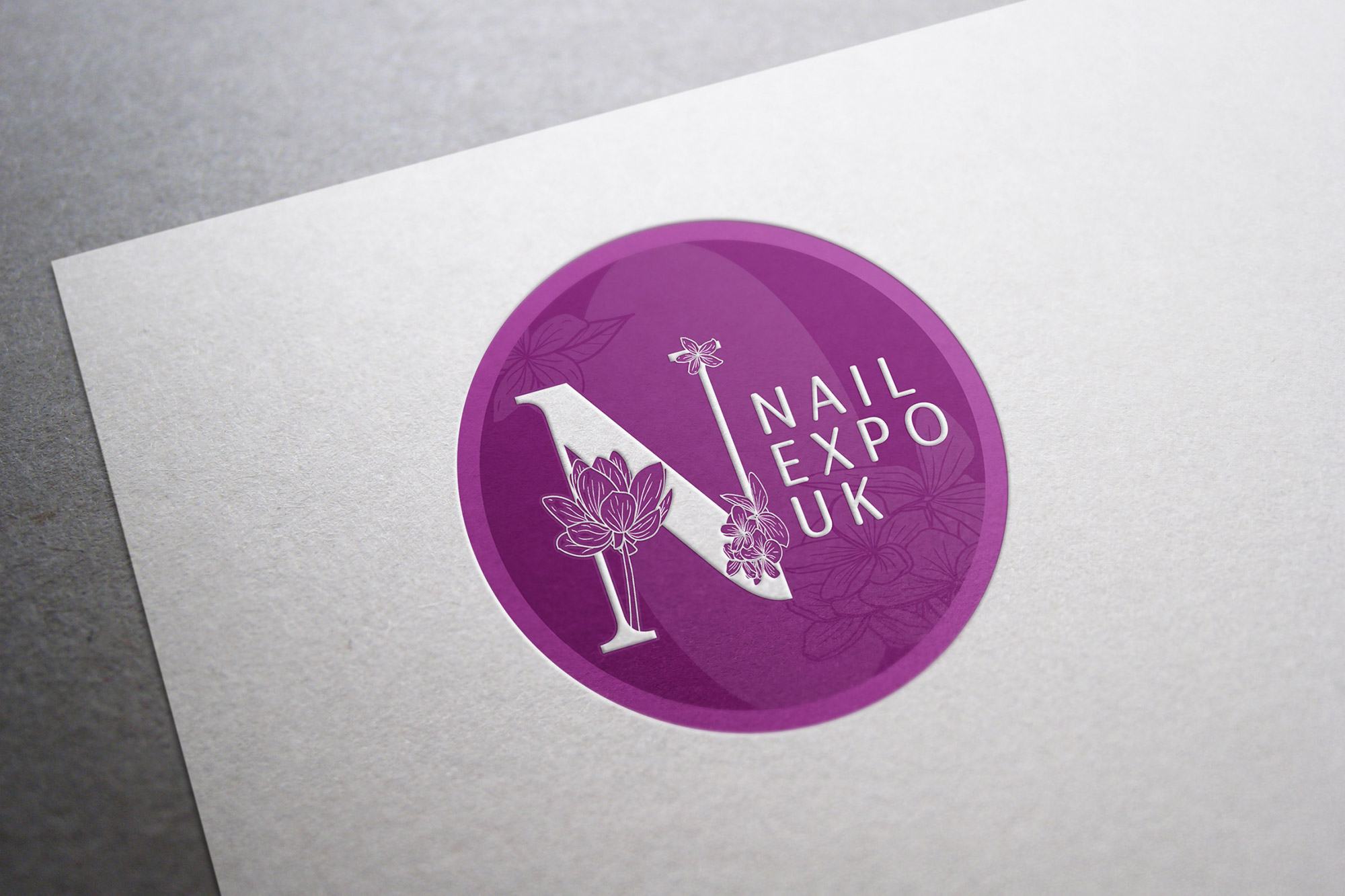 Logo design for Nail Expo UK