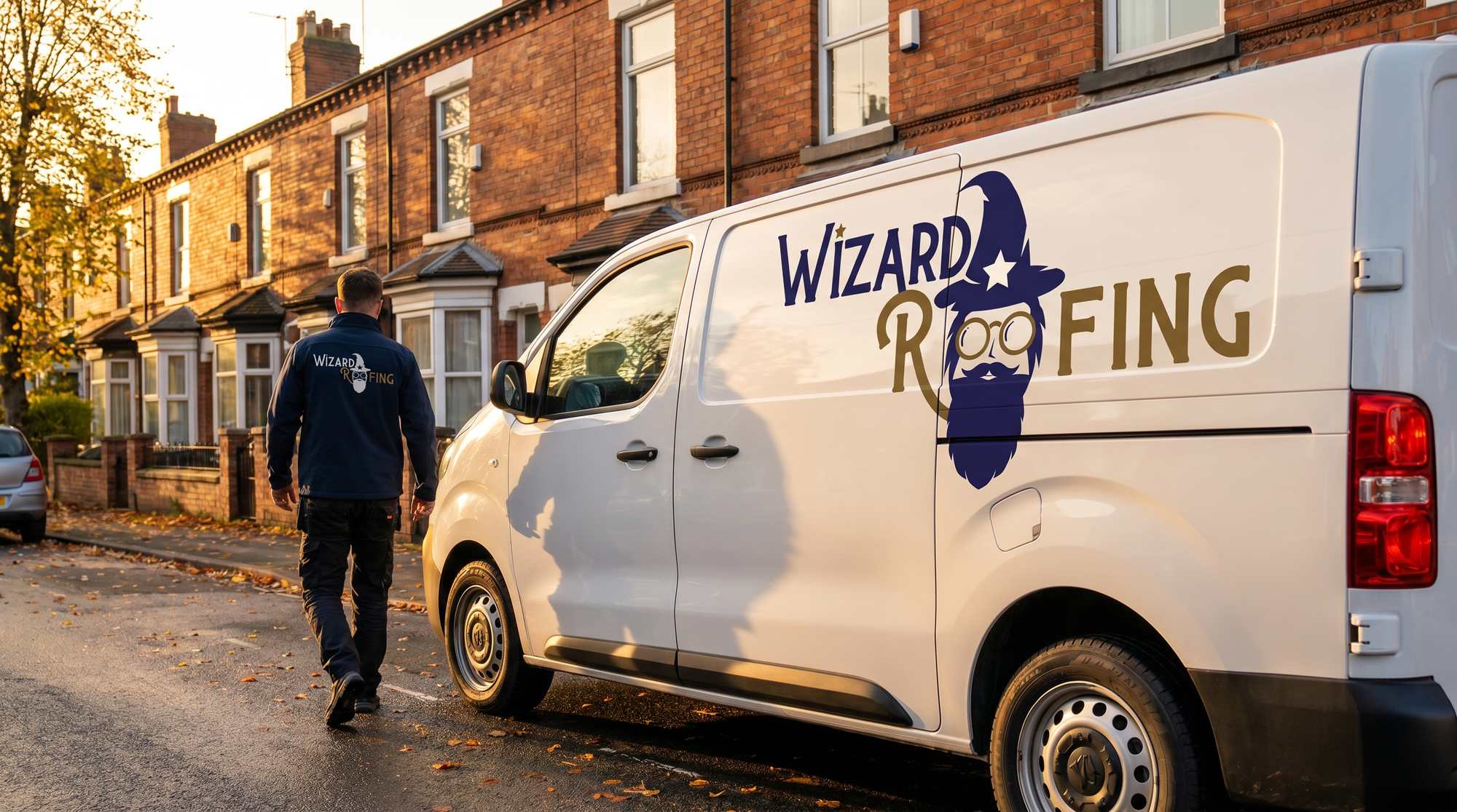 Logo design for Wizard Roofing