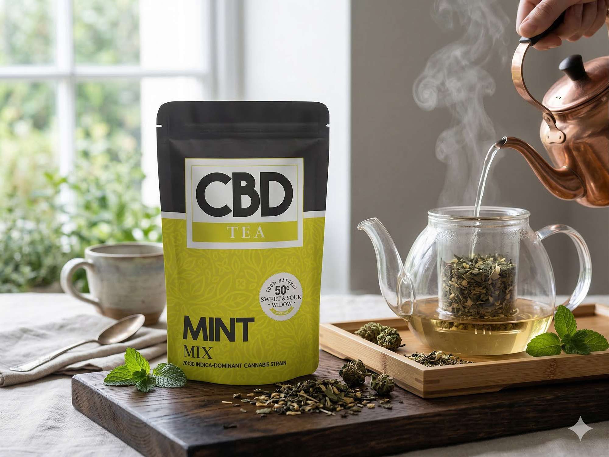 Packaging design for Herbal Teas detail