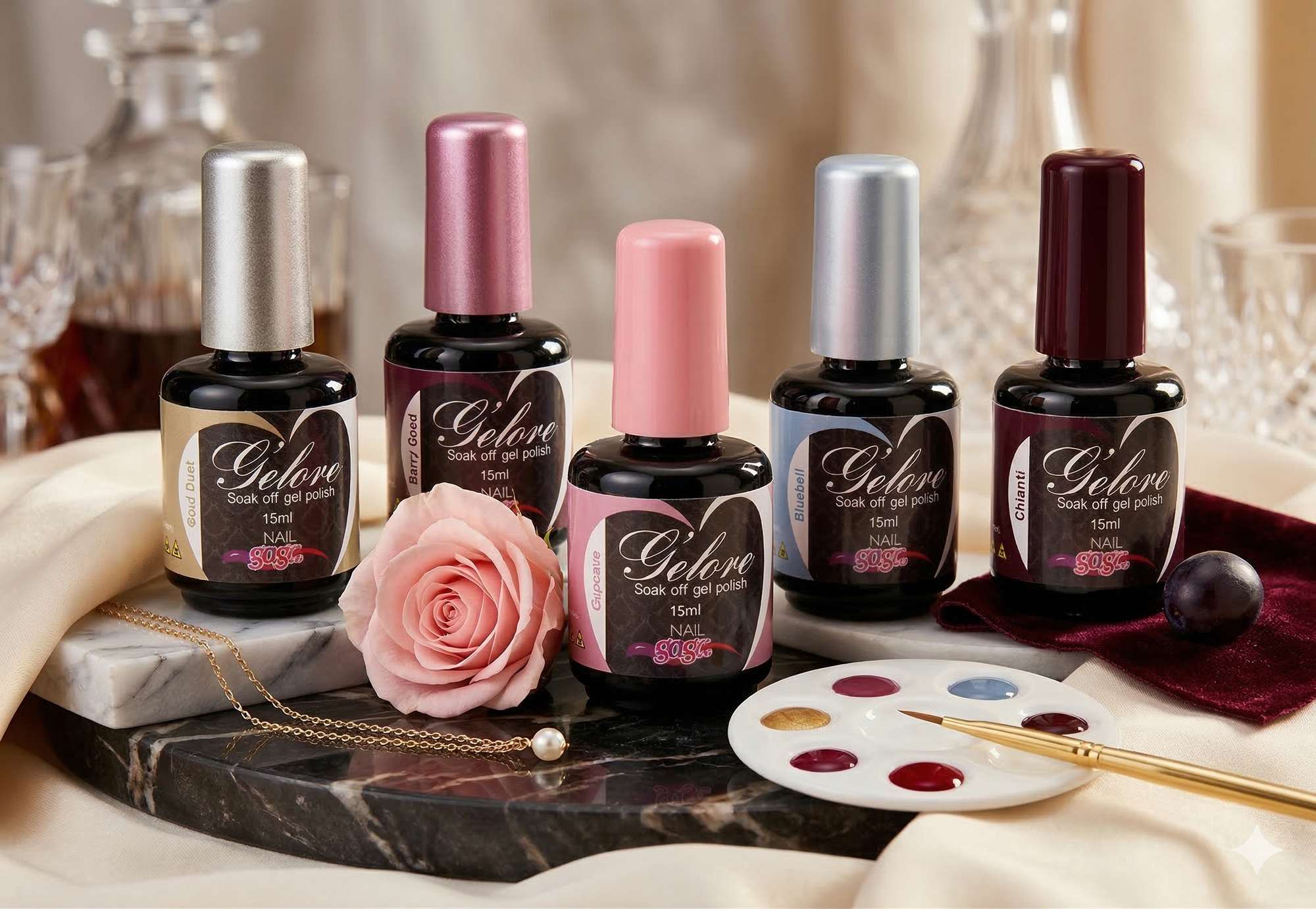 Packaging design for Nail Gaga detail