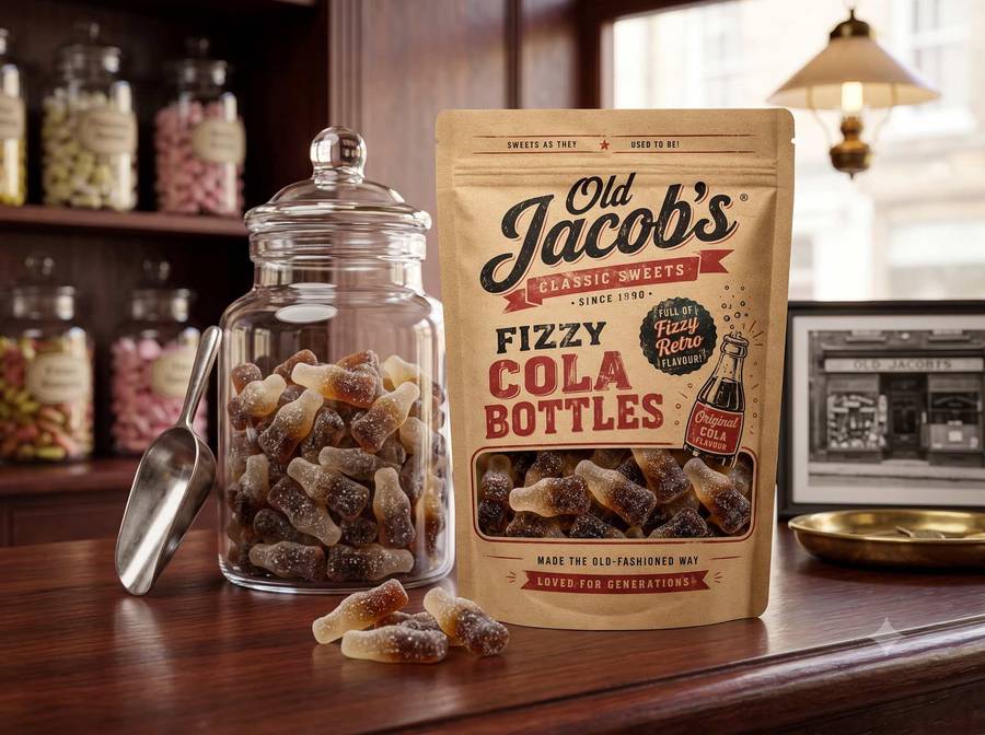 Packaging design for Old Jacobs