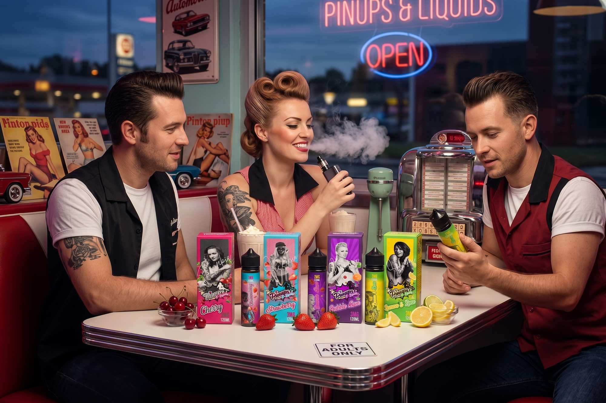 Packaging design for Pin-Ups detail