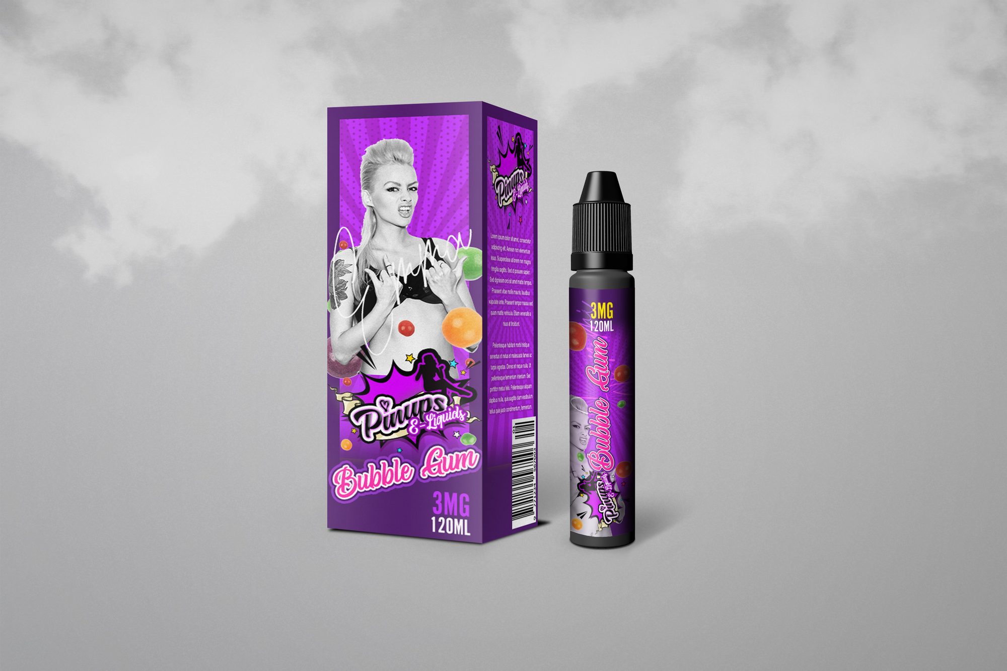 Packaging design for Pin-Ups detail