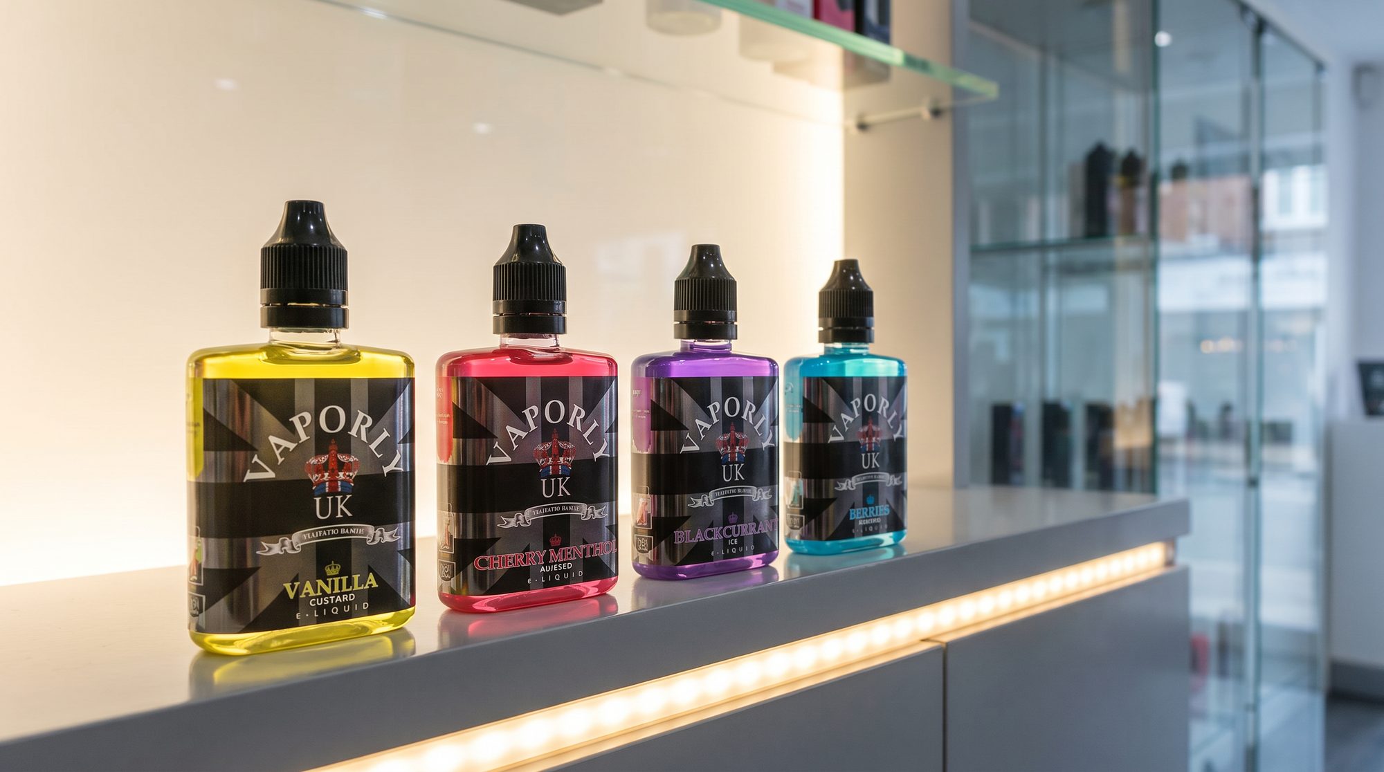 Packaging design for Vaporly detail