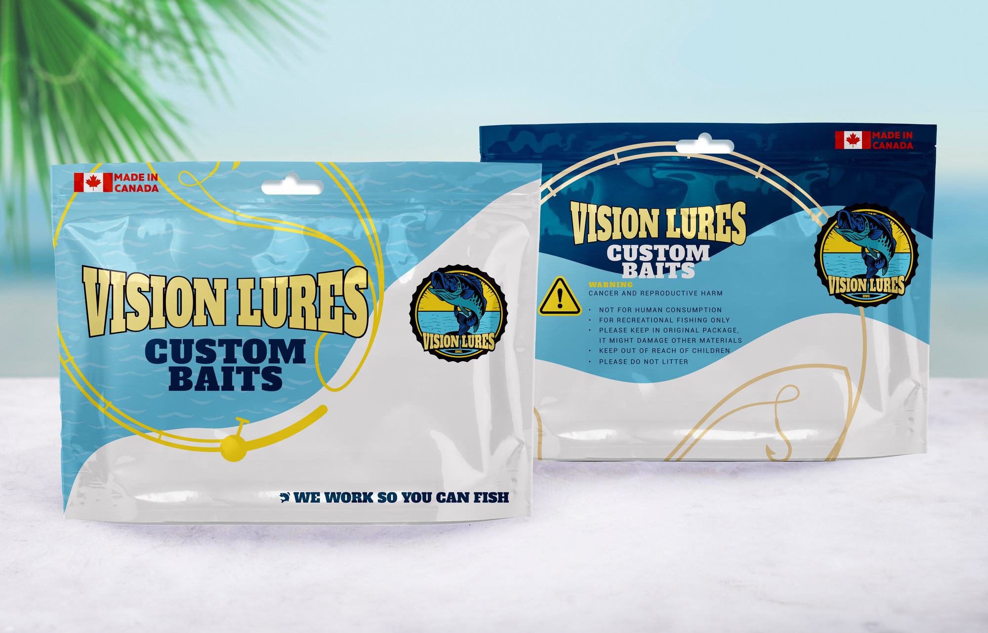 Packaging design for Vision Lures