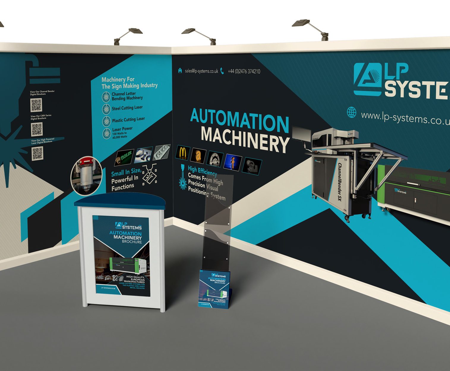 Signage and display for LP Systems