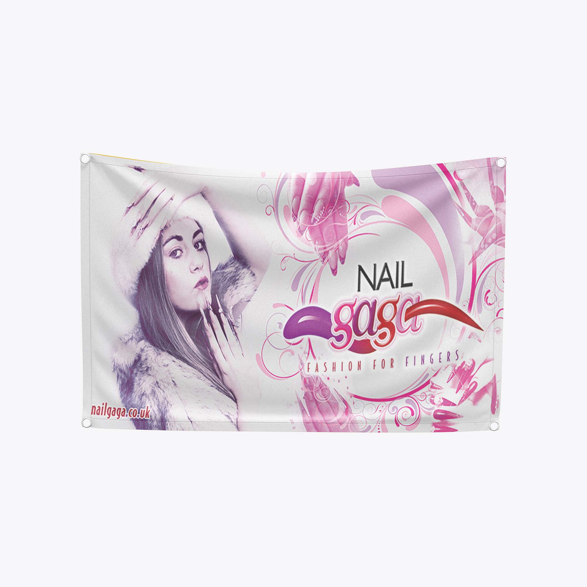Signage and display for Nail Gaga detail