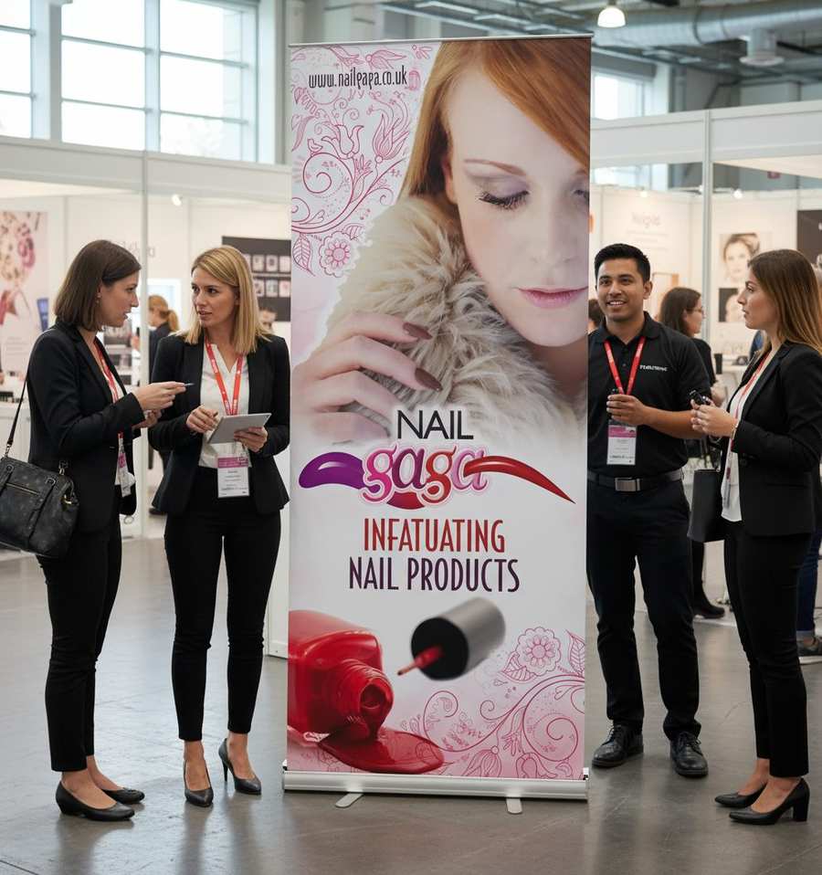 Signage and display for Nail Gaga