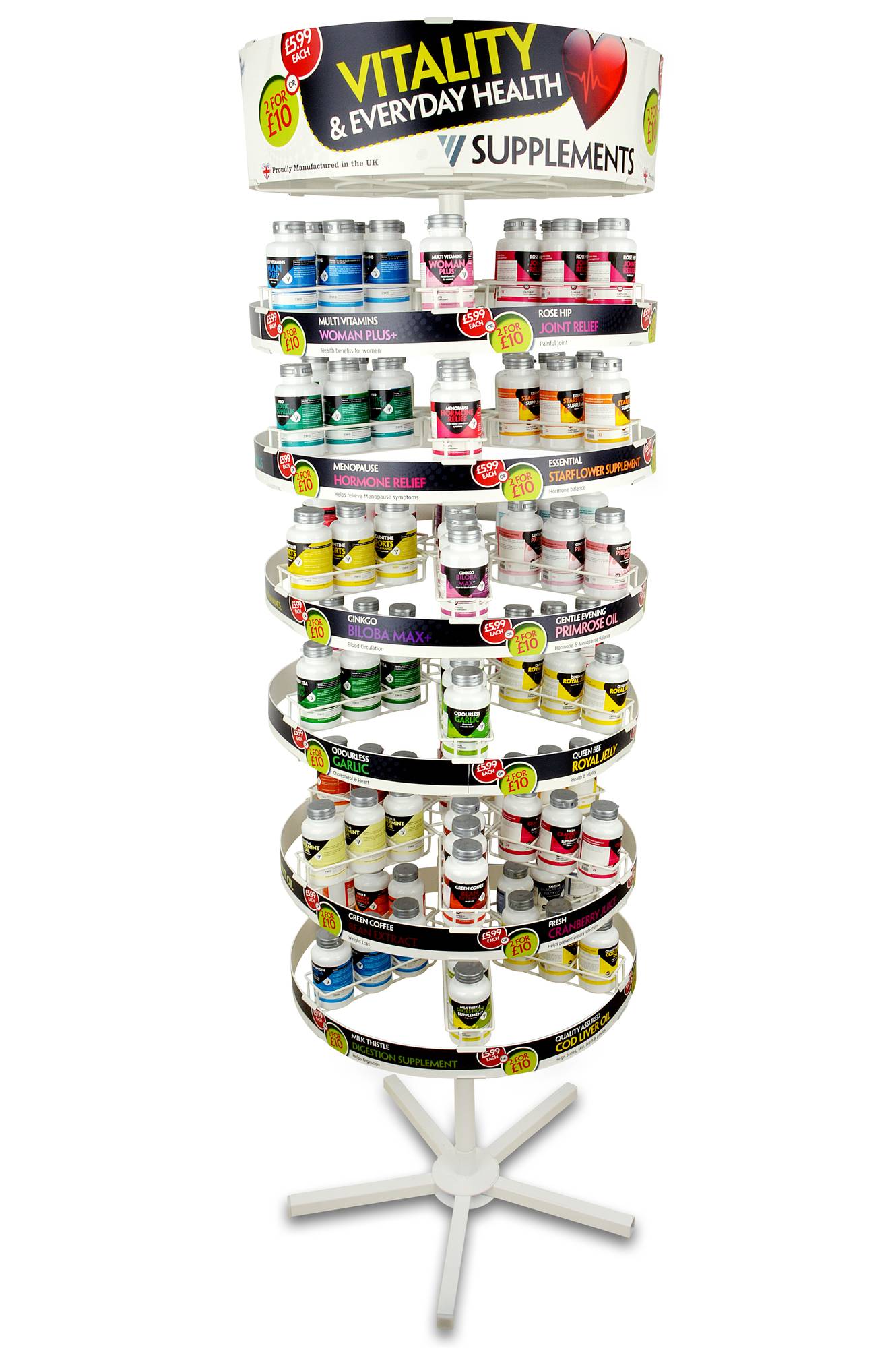 Signage and display for WHS Supplements detail