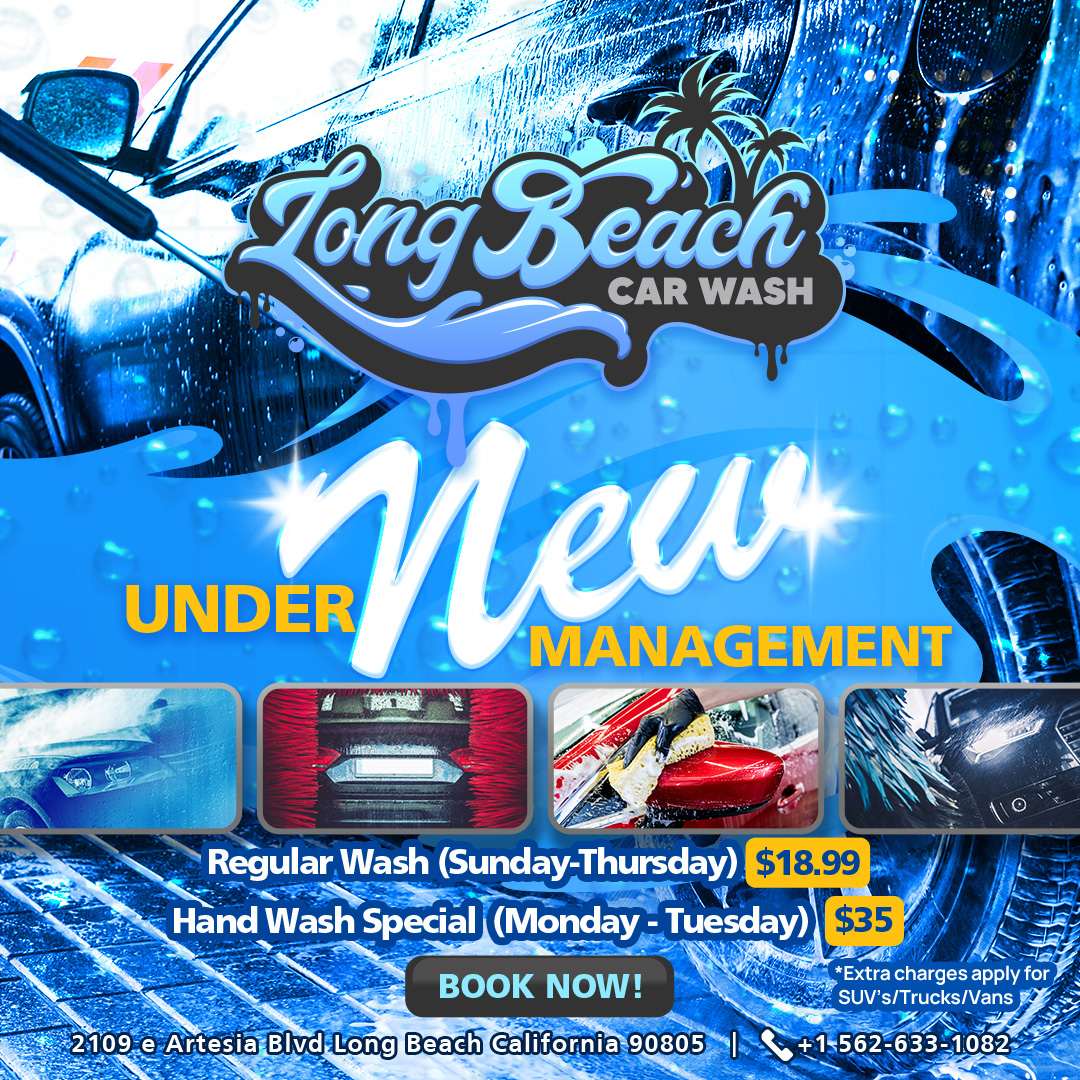 Social media design for Long Beach Car Wash detail
