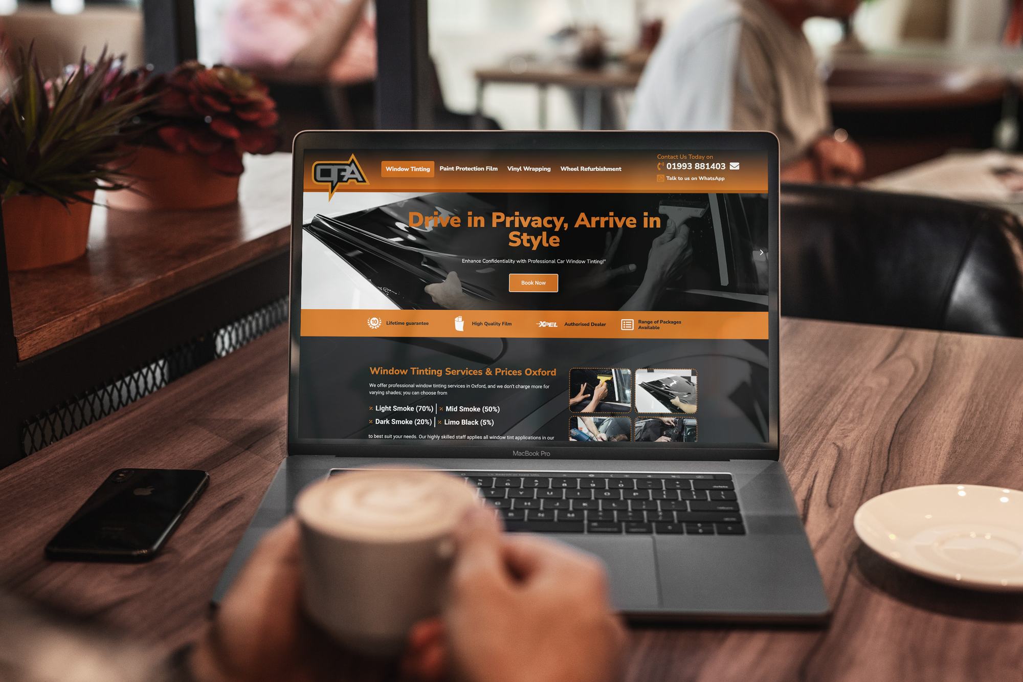 Website design for Oxford Performance Autos