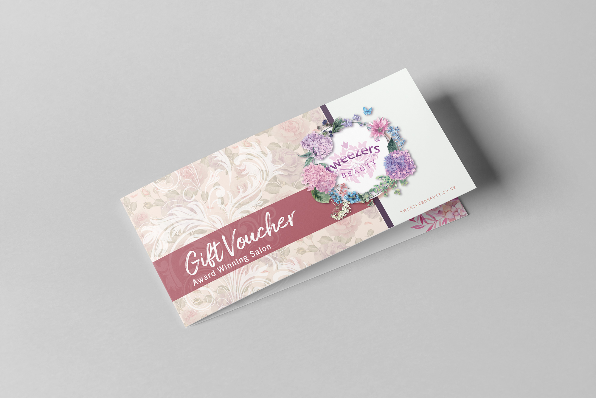 Tweezers Beauty, Gift Card Design