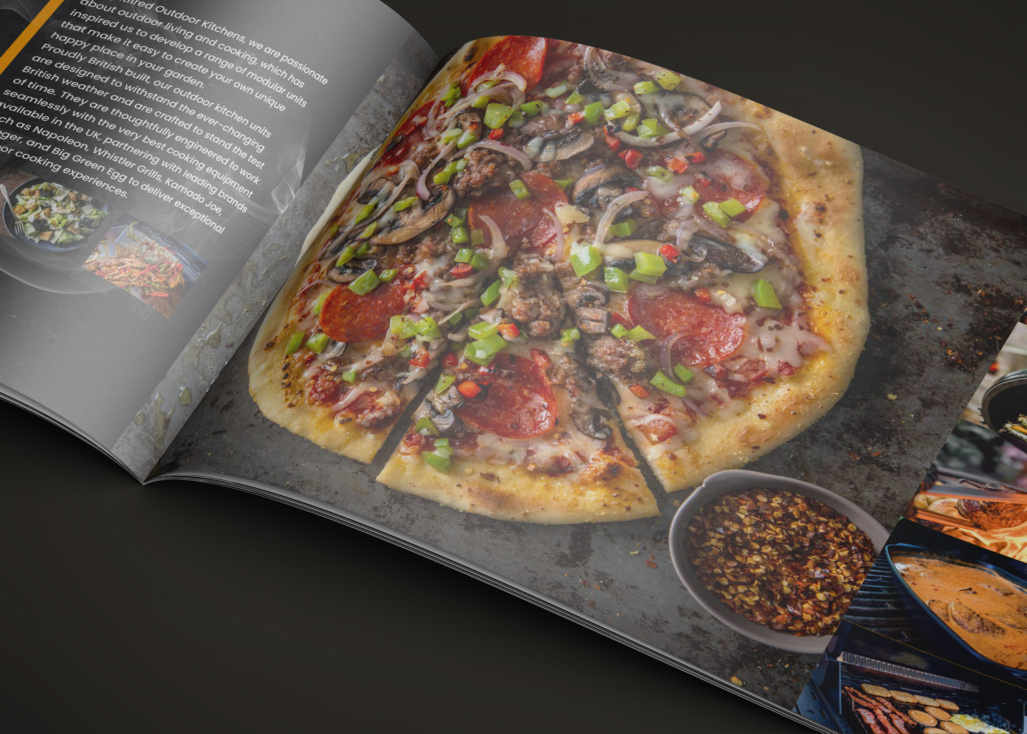 Product Catalogue Design for Spitfired Outdoor Kitchens detail